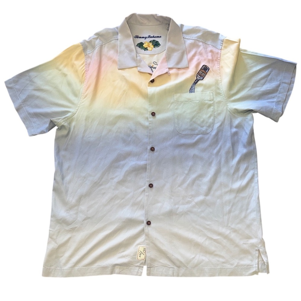 Tommy Bahama Liquid Sunshine Silk Camp Shirt XL Collectors Edition 367/500